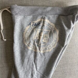 Gray Low Rise American Eagle Sweatpants